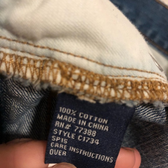 Madewell denim relaxed boyshorts in rip & repair - Picture 8 of 8